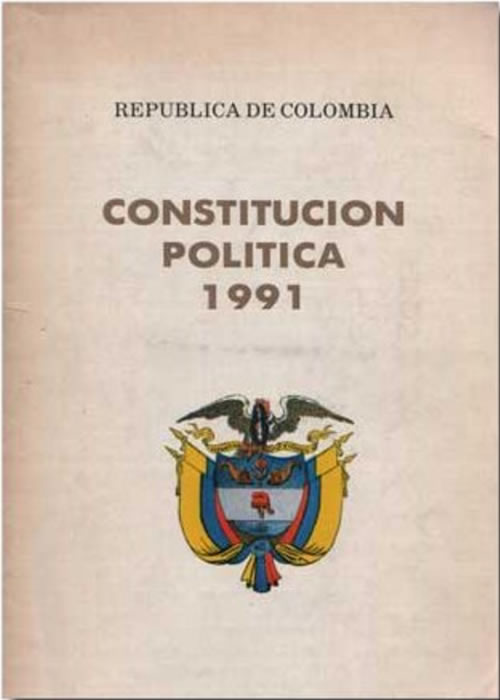 Resultado de imagen de imagen de constitucion de colombia