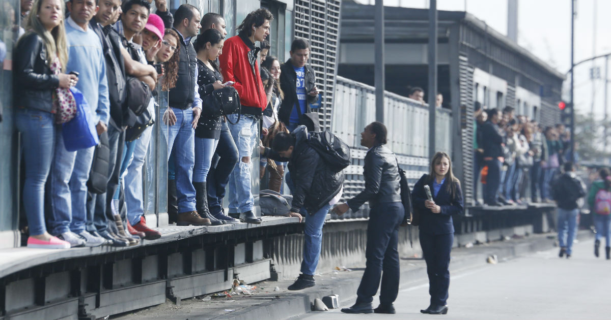 Colados en TransMilenio