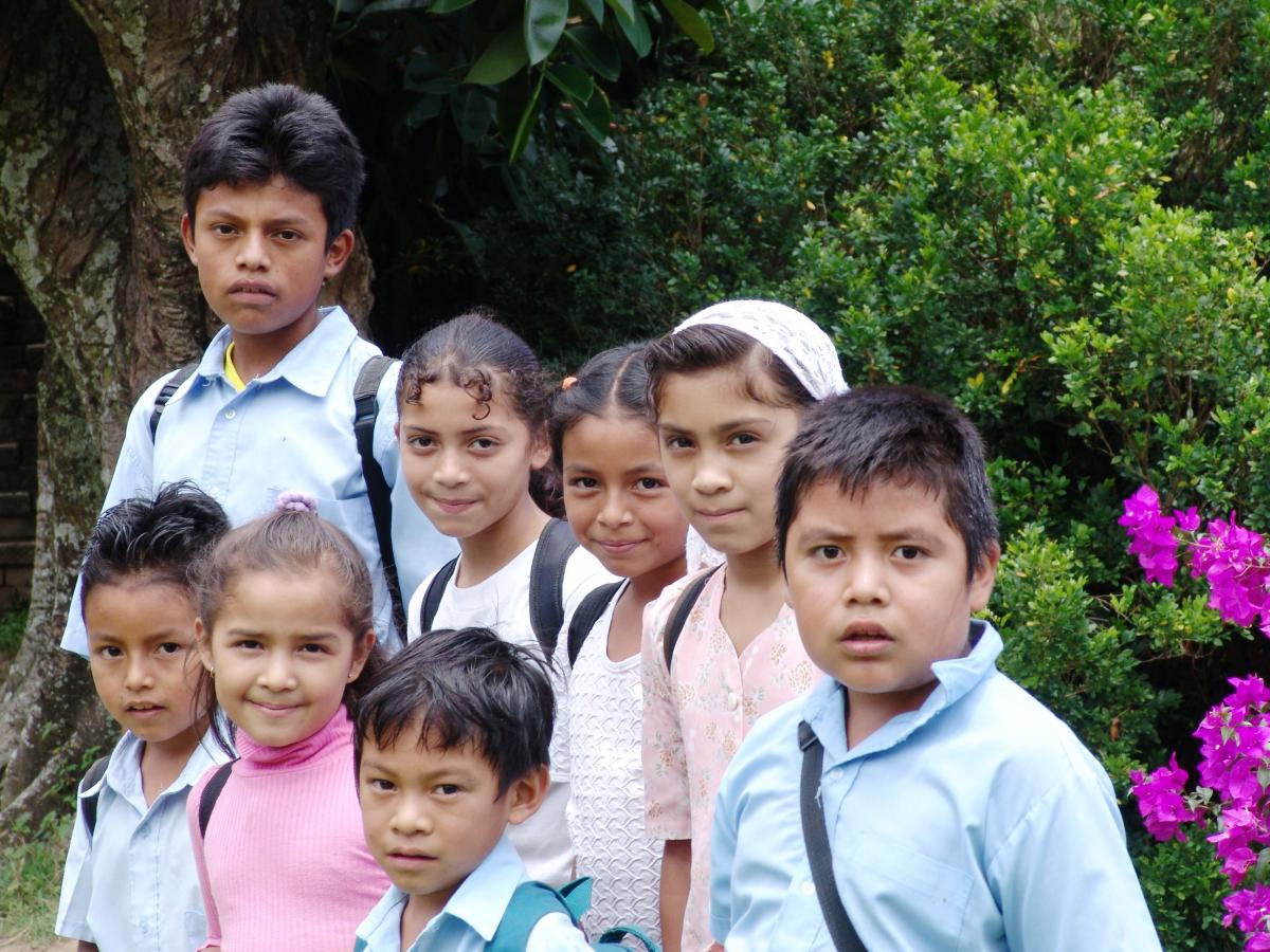 niños campo