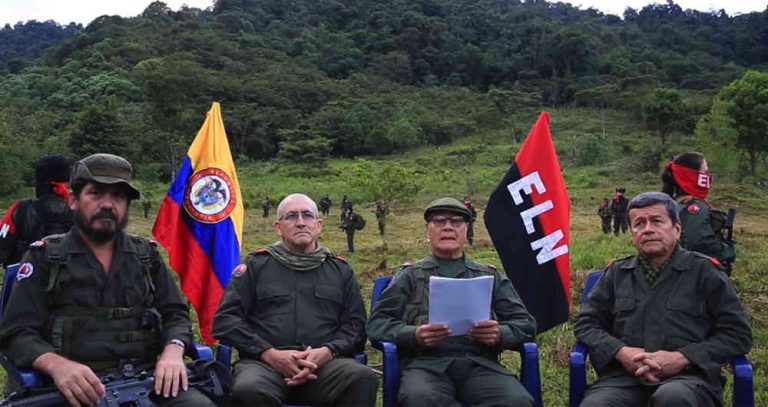 Guerrilla del ELN se compromete con cese al fuego durante Semana Santa