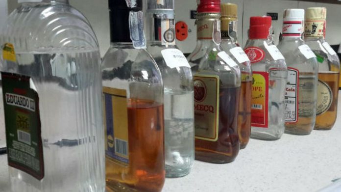 licor adulterado