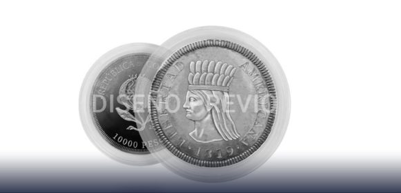 Moneda de diez mil , en conmemoración al Bicentenario