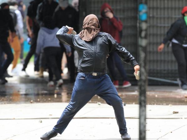 Nueva jornada de protestas universitarias en Bogotá