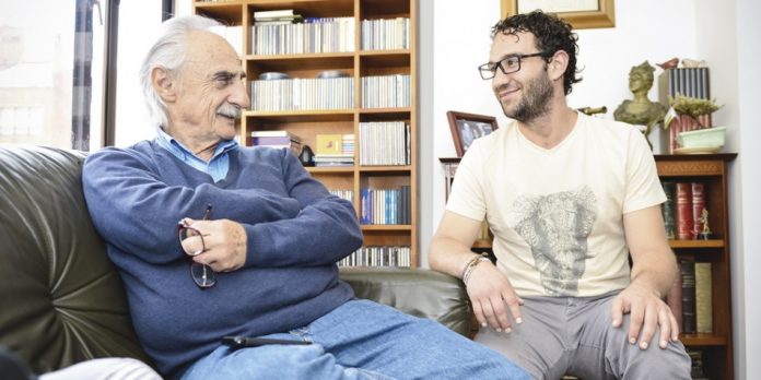 Alfredo Molano e hijo