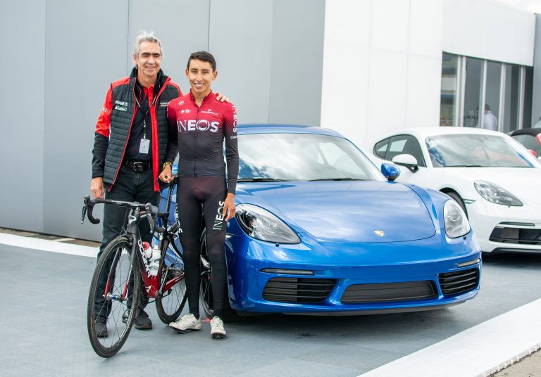 Egan Bernal, nueva imagen de la marca de automóviles Porsche
