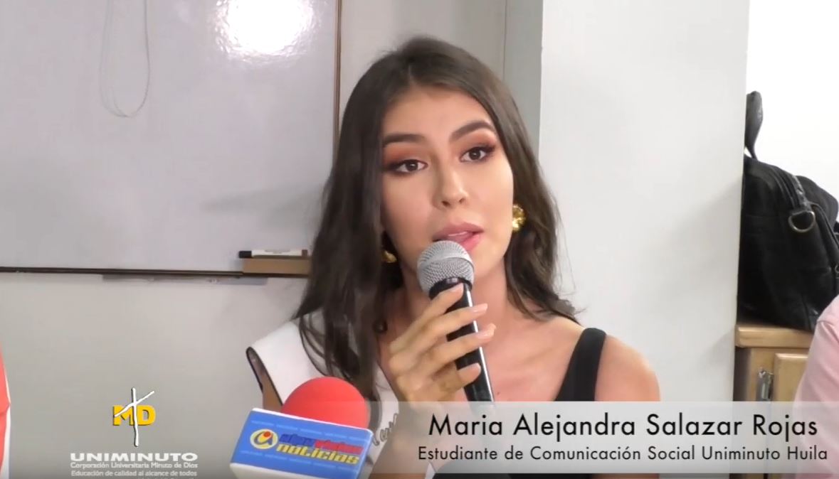 María Alejandra, la estudiante huilense de UNIMINUTO que quiere ser Señorita Colombia