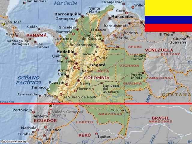 ¿Qué país es el más lejos de Colombia