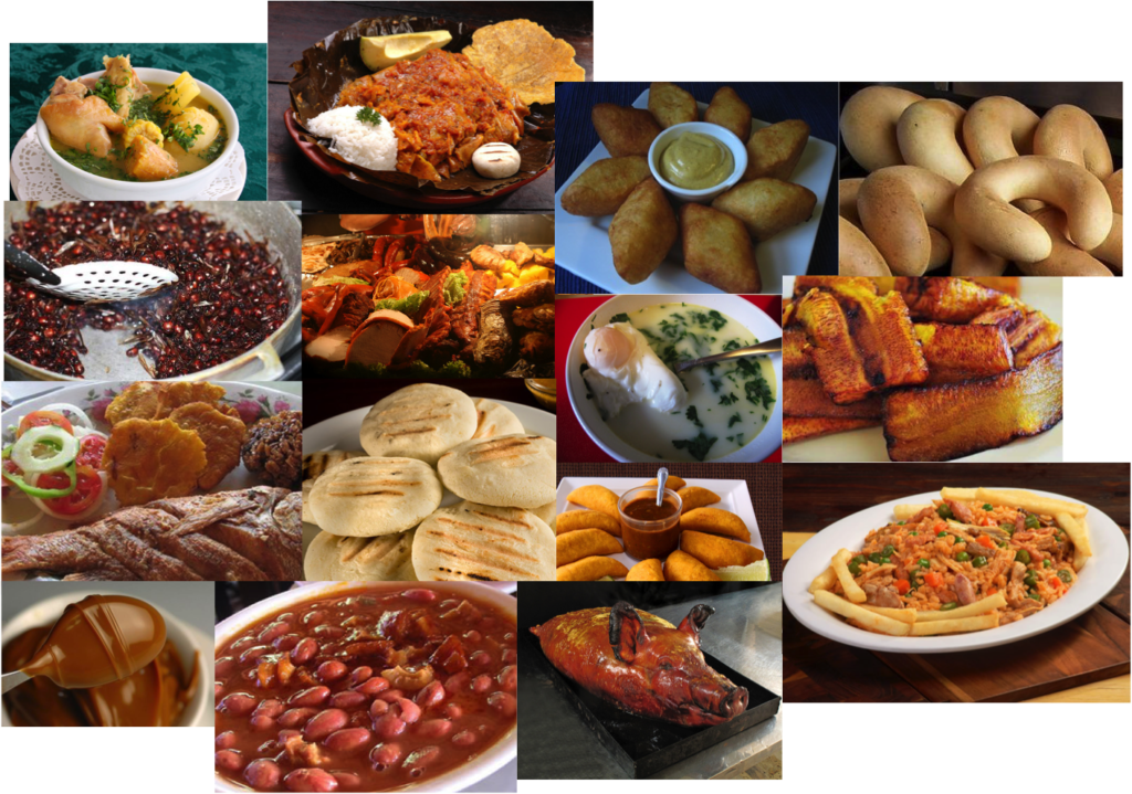Mes de la colombianidad Platos típicos