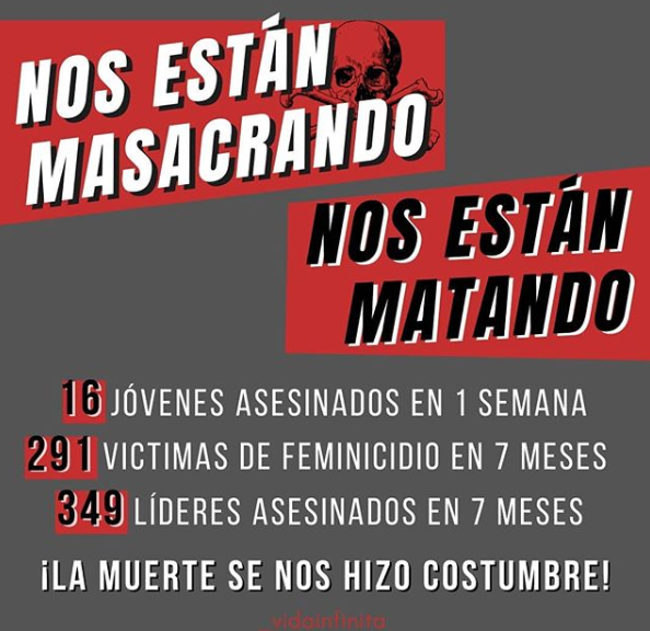 La muerte se hizo costumbre