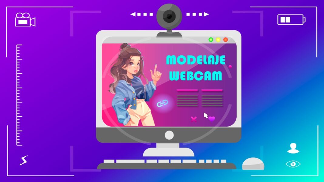 Ilustración Modelaje Webcam