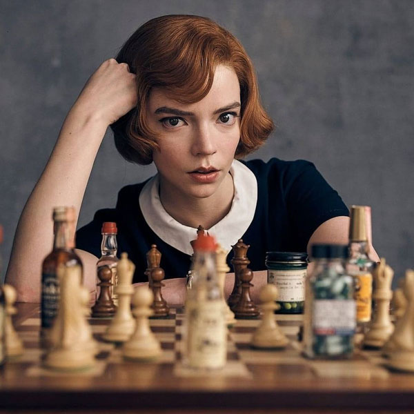 Beth, protagonista de Gambito de Dama.