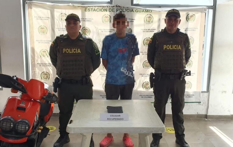 Alias ‘Alejandrito’ fue enviado a la cárcel señalado de varios hurtos en la vía al municipio de Ortega