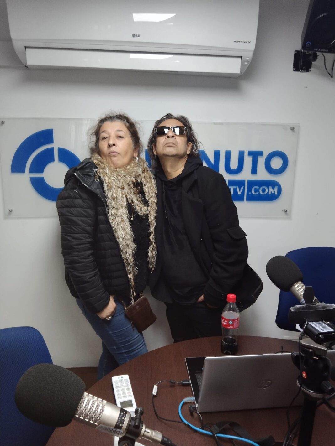 Elsa Riveros y Fernando Caballero de la banda bogotana de los 80's 