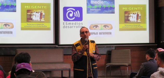 Fernando Gutiérrez en la Semana de la Comunicación 2024 / Imagen por: Alexis de Dios y Daniela Méndez