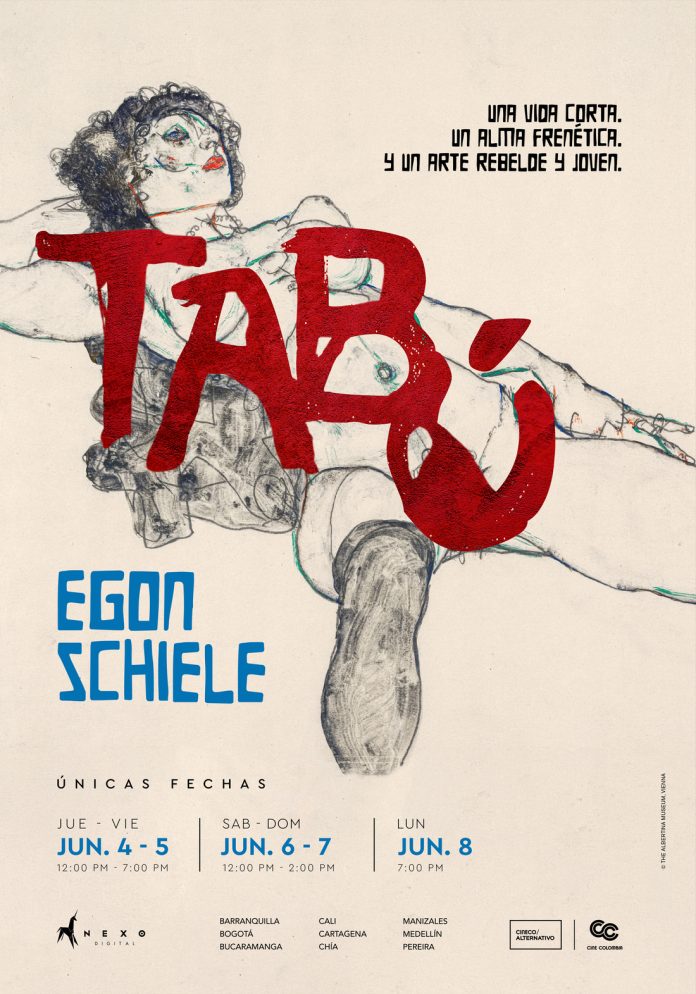Afiche_Tabú-Egon Schiele
