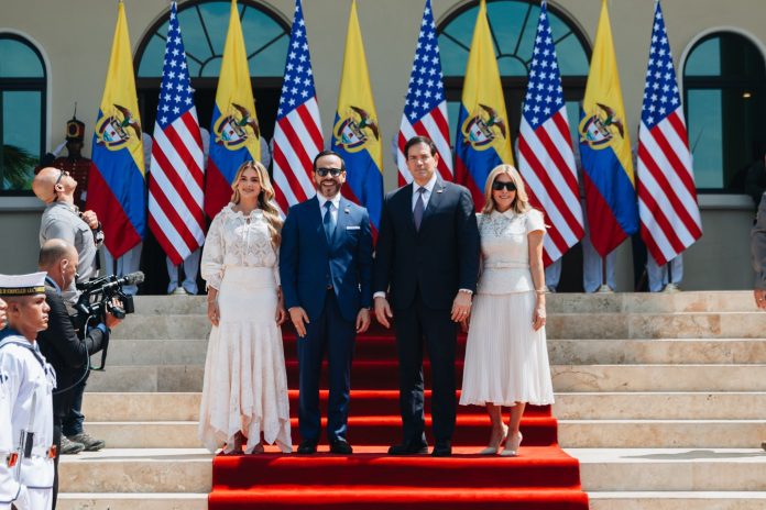 Encuentro Presidente Abelardo con Marco Rubio